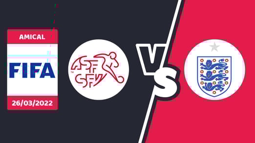 pronostic Angleterre Suisse match amical samedi 26 mars 2022