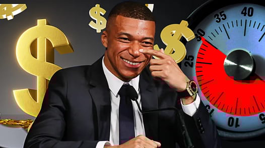 Salaire Mbappe par minute